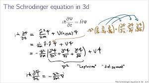 schrodinger equation in 3d you