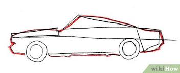 how to draw a ford mustang with