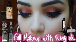 fall makeup using only rivaj uk makeup