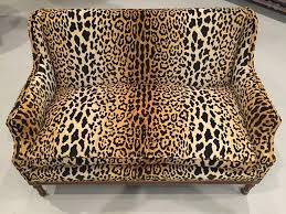 mid century leopard print sofa at 1stdibs
