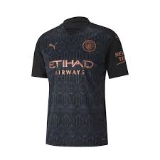 This puma manchester city home shirt 2021 is worn by your favourite city players and allows you to cheer on the 18/19 domestic treble winners in manchester city home jersey special features. Jersey Puma Kids Manchester City Fc Away Jersey 2020 2021 Puma Black Dark Denim Futbol Emotion