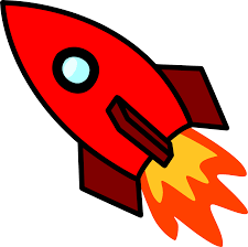 Clipart of the red rocket free image download