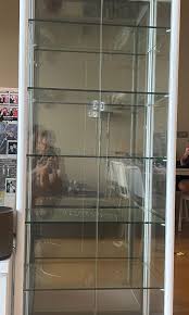 Custom Made Glass Cabinet With Lock