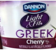 dannon light fit cherry greek yogurt