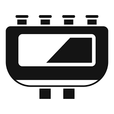 Power Junction Box Icon Simple Vector