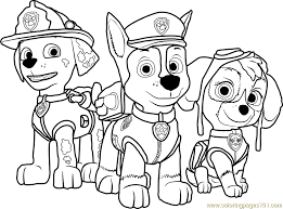 Free paw patrol coloring pages to print and download. Paw Patrol Coloring Page For Kids Free Paw Patrol Printable Coloring Pages Online For Kids Coloringpages101 Com Coloring Pages For Kids