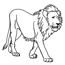 Tổng hợp tranh tô màu con sư tử đẹp và đơn giản cho bé