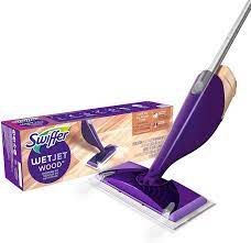 swiffer wetjet wood floor mopping and