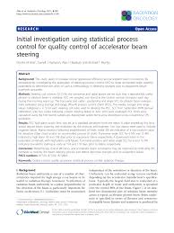 Pdf Initial Investigation Using Statistical Process Control