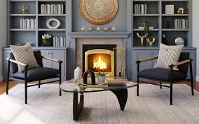 A Painted Brick Fireplace Can Create