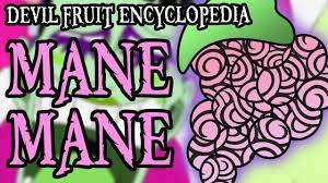 The Mane Mane no Mi (Devil Fruit Encyclopedia) - YouTube