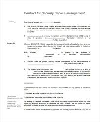 Basic Service Agreement Template Service Agreement 9 Free Pdf Word
