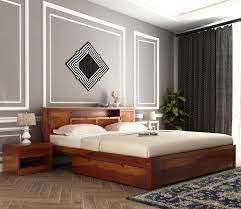 Ferguson Sheesham Wood Bed With