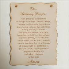 Large Serenity Prayer Wall Plaque The