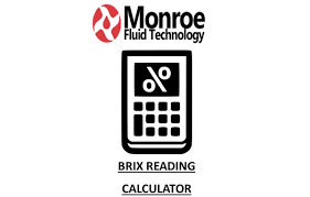 brix calculator time monroe fluid