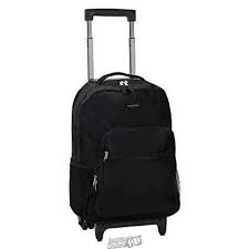 luge rolling backpack double wheels