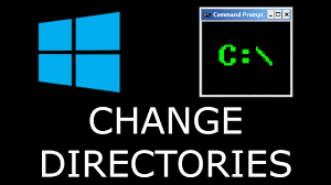 command prompt change directories