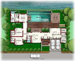 mansion floor plan pool house plans