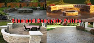 stamped concrete patio vs pavers