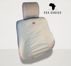 Car Front Back Canvas Seat Covers