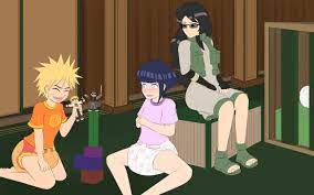 Naruto and Hinata playing quietly in the Nursery by blackflameheart -- Fur  Affinity [dot] net