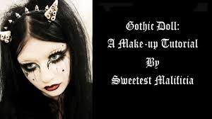 gothic doll make up tutorial you