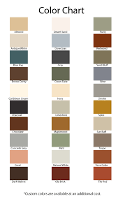 Color Charts Lifetime Flooring Solutions Inc