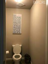 Toilet Room Makeover Reveal And Clever