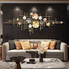 Get inspired by our ideas and tips! Nordic Decorative Wall Hanging Light Luxury Iron Art Home Living Room Wall Decoration Background Wall Creative Bedroom Metal Art Pendant