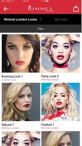 get the look rimmel london on the app