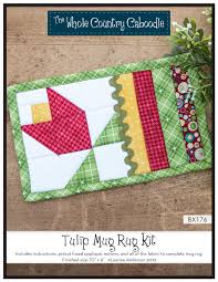 tulip mug rug kit 730629908387