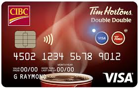 tim hortons double double visa card cibc