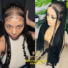 affordable black knotless braids