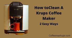 how to clean a krups coffee maker 2