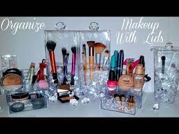 diy makeup organizer brush storage