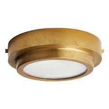 Brass Flush Ceiling Light Top Ers