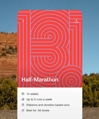 half marathon training plan nike com