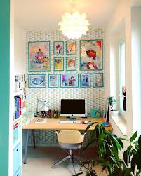 55 fresh and bright diy office decor