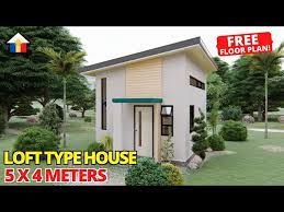 Loft Type House Design 5x4 Meters 20