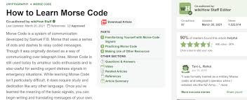 9 sites to learn morse code