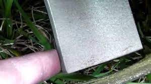 Lawn mower blades are held together with nuts: Sharpening A Blade Without Removing It Youtube