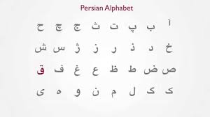 Persian Alphabet Lesson 1 Alphabet Chart