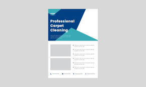 carpet cleaning flyer template design