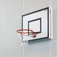 wall mounted basketball goal janssen