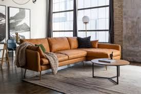 park vegan leather sectional sofa