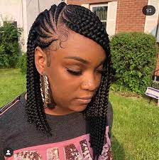 braids for black women with short hair