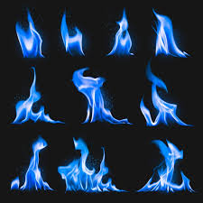 Gas Flame Vectors Ilrations For
