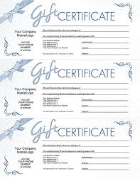 complimentary session vouchers template