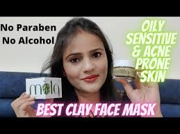 plum green clay face mask review