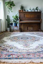 how to paint a rug diy reform rug